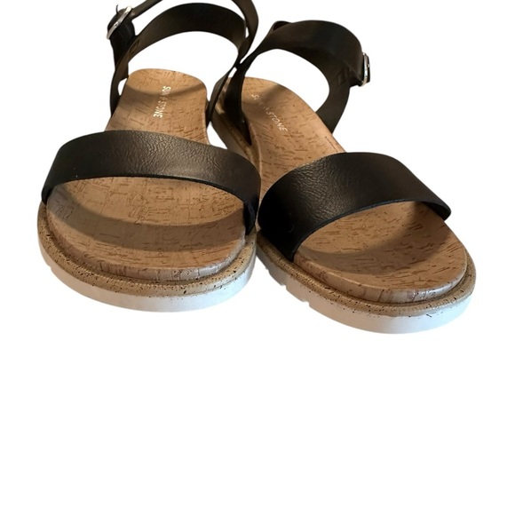 Women’s Sun + Stone Black Mattie Sandals Size 9 - Picture 6 of 8